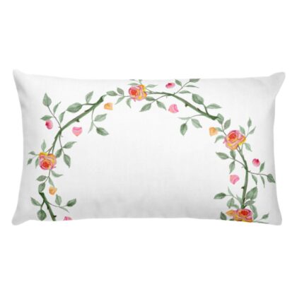 Floralwreath 3 Pillow