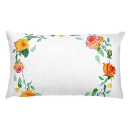 Floralwreath 5 Pillow