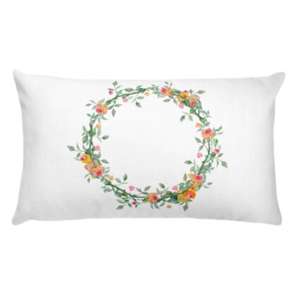 Floralwreath 7 Pillow