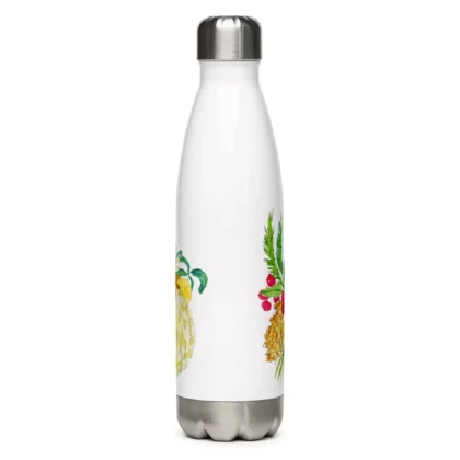 Christmas Gold Stainless Steel Water Bottle