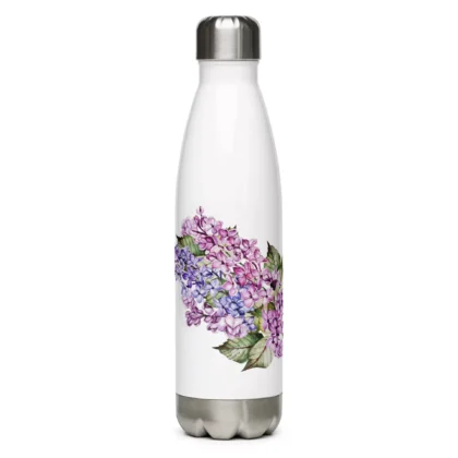 Purple Lilac Stainless Steel Water Bottle