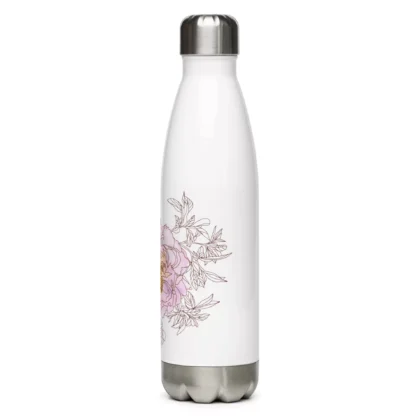 Little Peonies Stainless Steel Water Bottle (500ml)