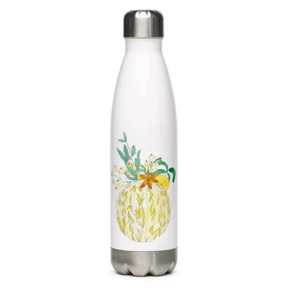 Christmas Gold Stainless Steel Water Bottle