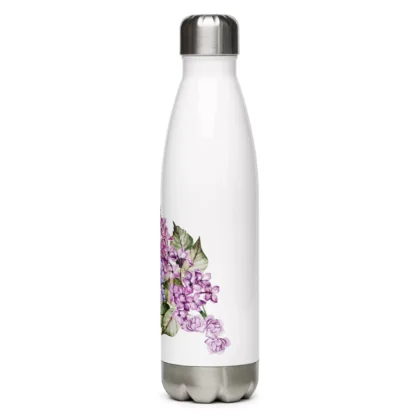 Purple Lilac Stainless Steel Water Bottle