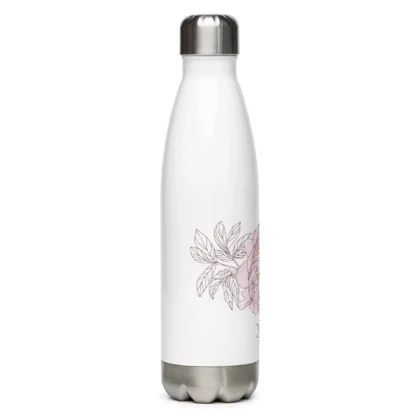 Little Peonies Stainless Steel Water Bottle (500ml)