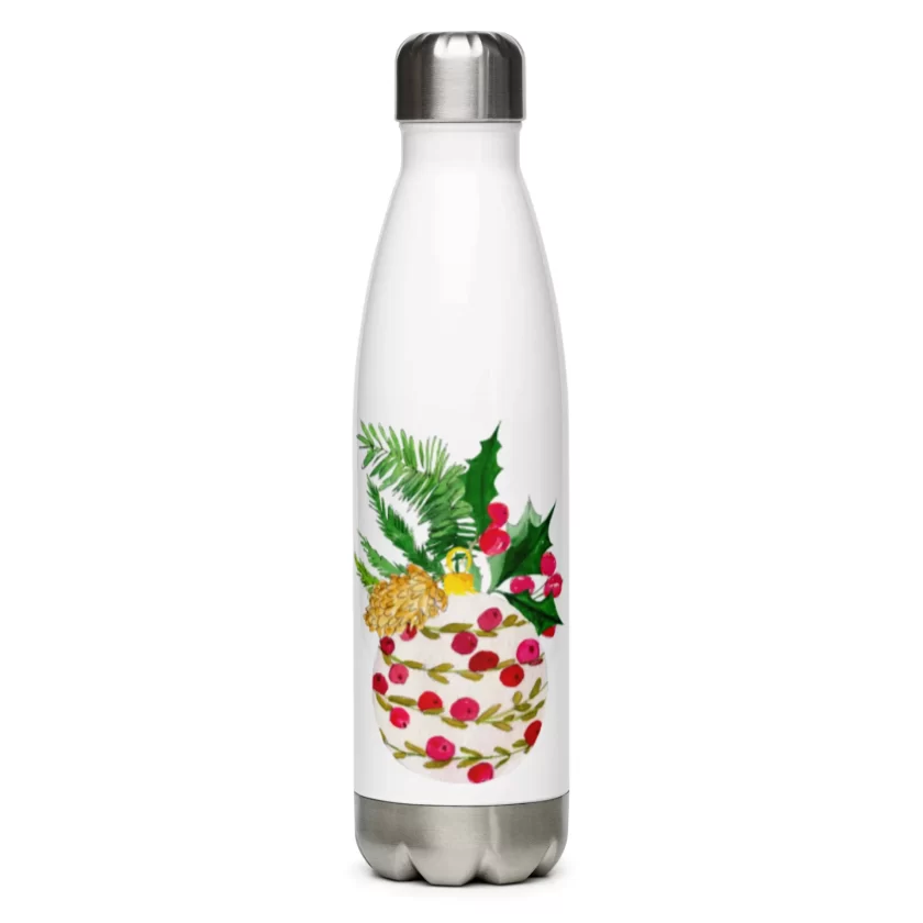 Christmas Joy Stainless Steel Water Bottle