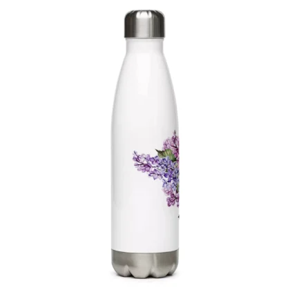 Purple Lilac Stainless Steel Water Bottle