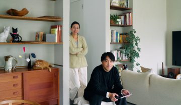 Two Design Store Owners Build a White Box House for Themselves and Their Cats