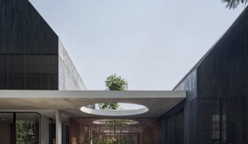 Halo-shaped skylights illuminate home by Tamara Wibowo Architects