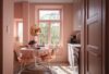 Off White Kitchen Cabinets Paired With A Terrazzo Countertop And Pink Walls4.jpg