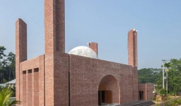 Cubeinside creates red-brick Bait Ur Raiyan Mosque in Bangladesh