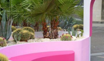 Nina Tolstrup channels Barbie and Palm Springs for LDF installation