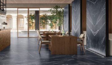 Marmora Nero Antico tile by Casalgrande Padana