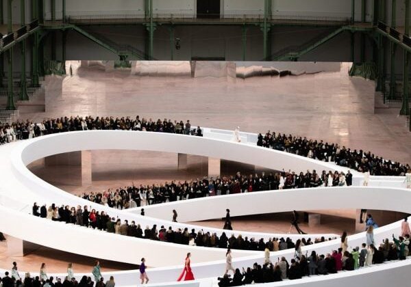 Chanel builds sculptural runway in newly restored Grand Palais