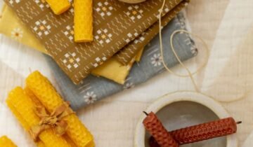 How to Make Rolled Beeswax Candles