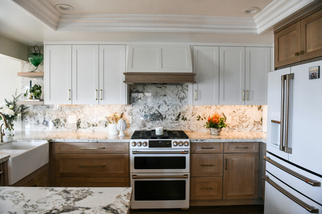 Kitchen of the Week:  Green, White and Wood With a Window Seat