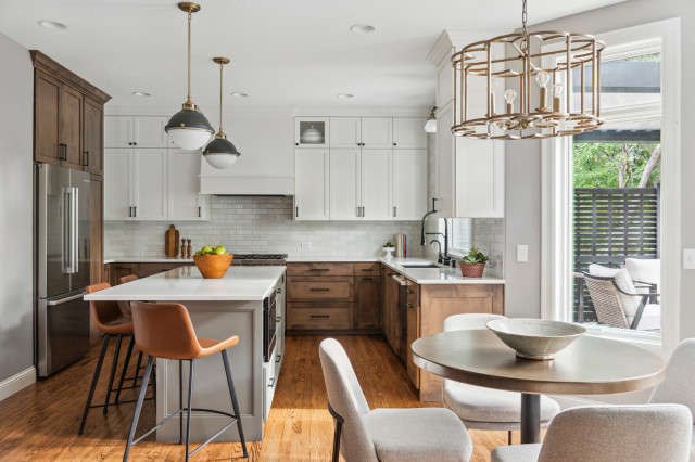 Kitchen of the Week: Light Wood Cabinets and a Touch of Drama