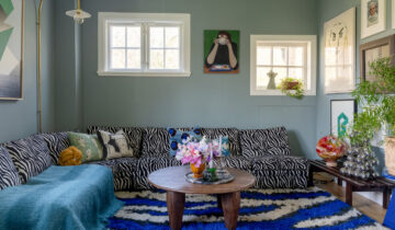 A Swedish house in eclectic style decorated with vintage finds