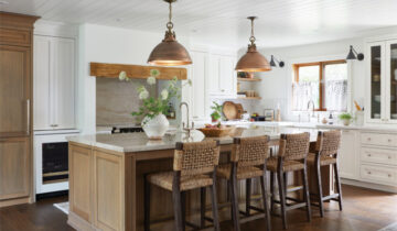 Before and After: 4 Fresh White-and-Wood Kitchens