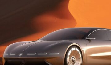 GM China reveals EV concept designed to evoke retro rocket ships