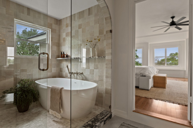 Bathroom of the Week: Modern Organic Style With a Shower Room