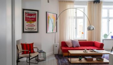 11 Red sofa living room ideas for a cozy and inviting atmosphere