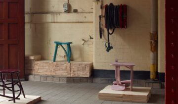 Grain Pile exhibition shows six designers’ fresh takes on wooden furniture