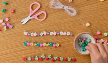 Clay Bead Bracelet Ideas – Paper and Stitch