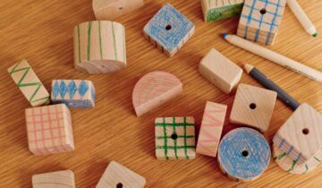 Chunky Wood Keychain DIY – Paper and Stitch