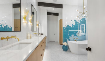 Bathroom of the Week: Midcentury Playfulness Meets Serenity