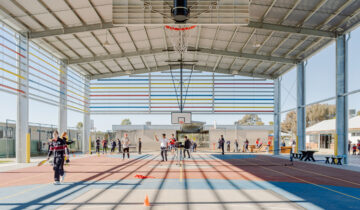 WHDA upgrades Australian school with steel-framed sports court